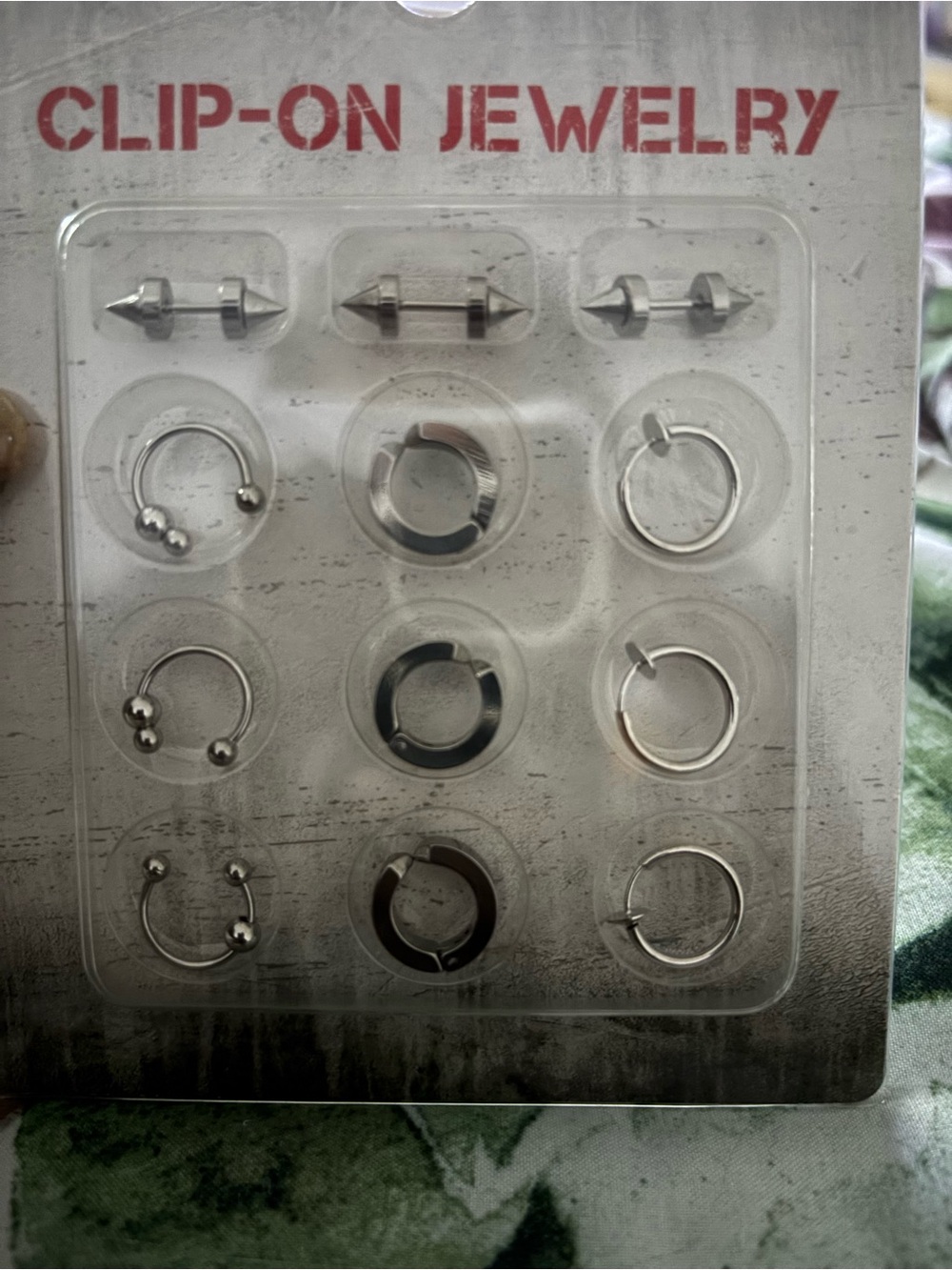 Silver Clip-On Earring Set — Assorted No-Pierce Styles